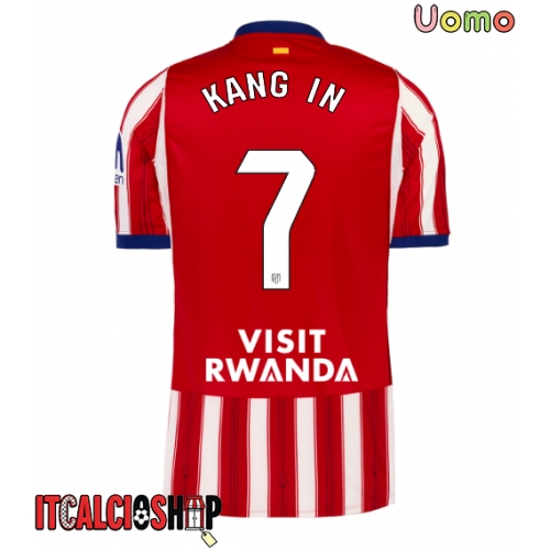 Atletico Madrid Lee Kang-in #7 Prima Maglia 2026-27 Manica Corta